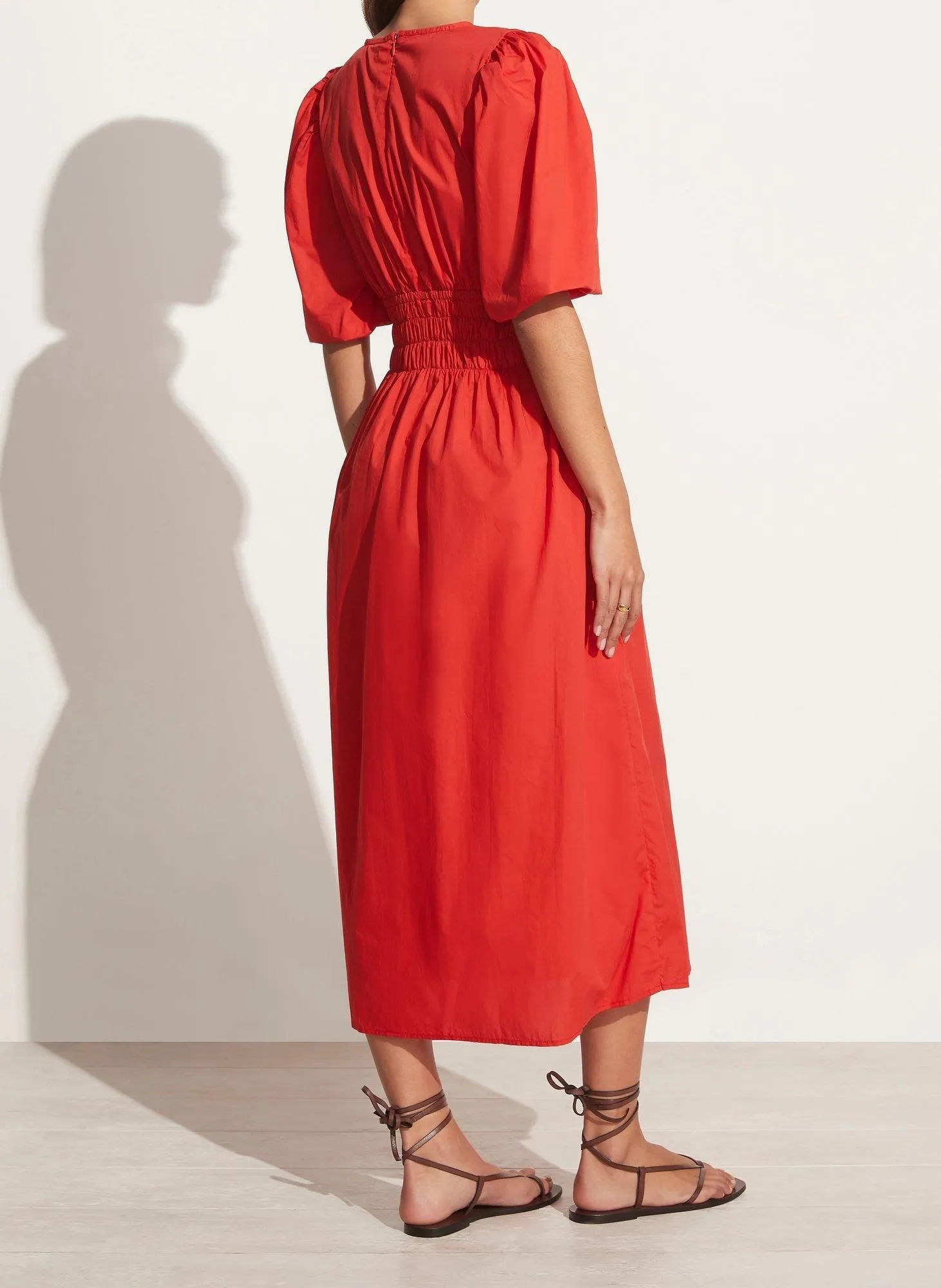 Agnata Midi Dress Cherry Tomato