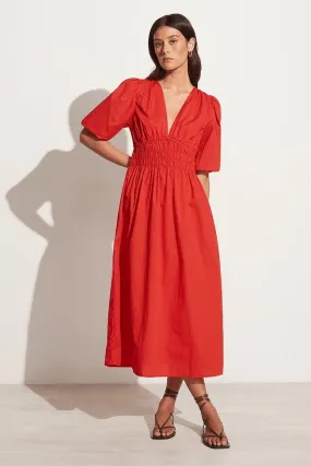 Agnata Midi Dress Cherry Tomato