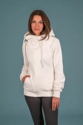 Athena White Ivory Hoodie