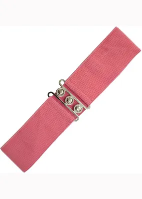 Banned Elastic 50's Belt Coral