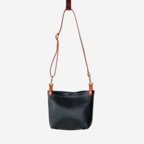 Black Chap Conway Crossbody Bag