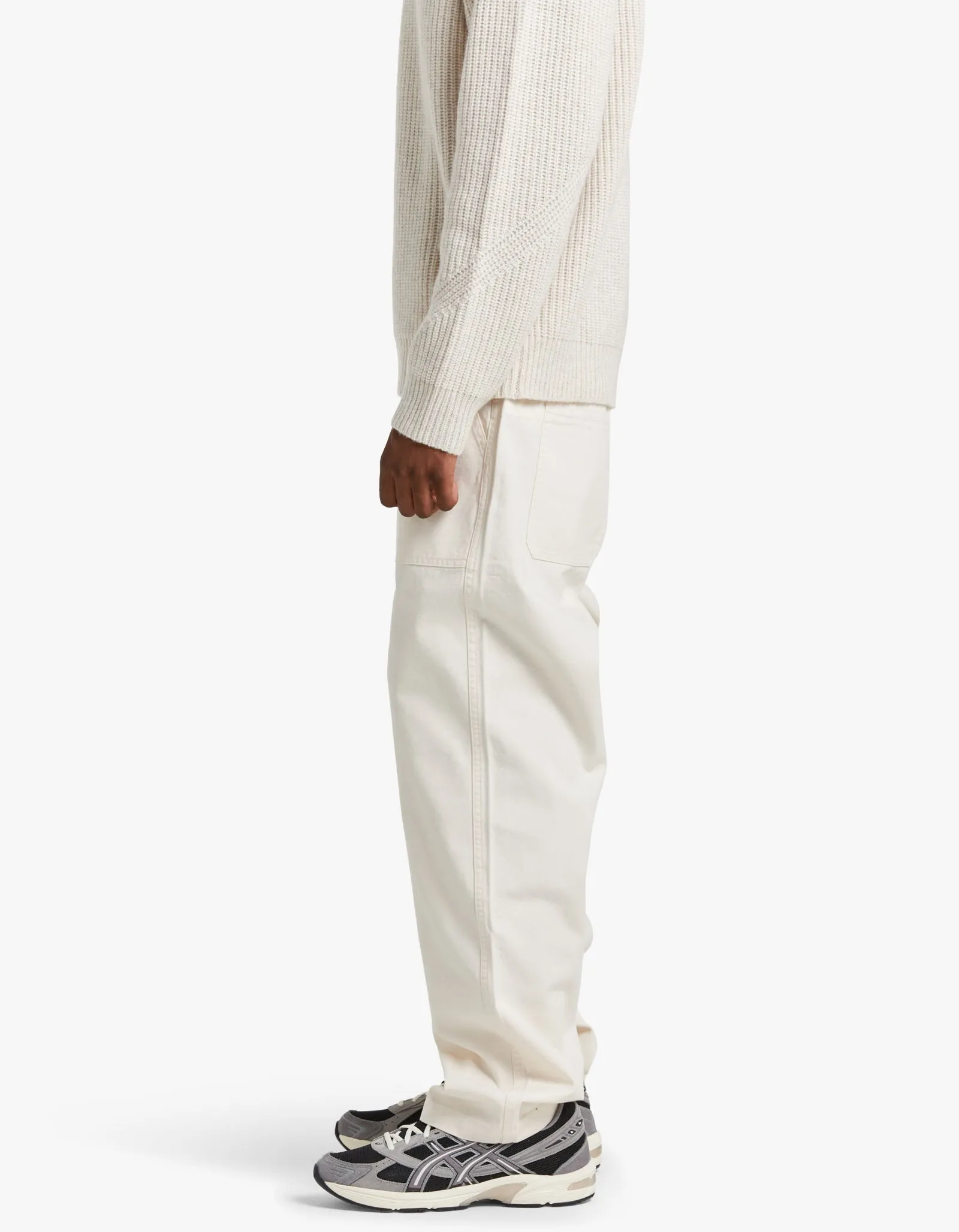 Canvas Pants - Porcelain