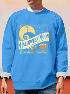 Casual Halloween Graphic Sweatshirt