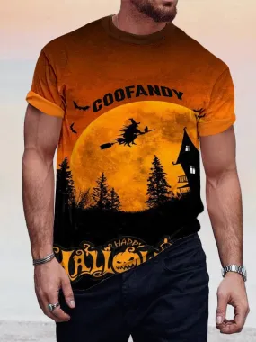 Casual Halloween Graphic T-shirt