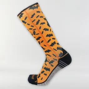 Cats and Bats Compression Socks (Knee-High)