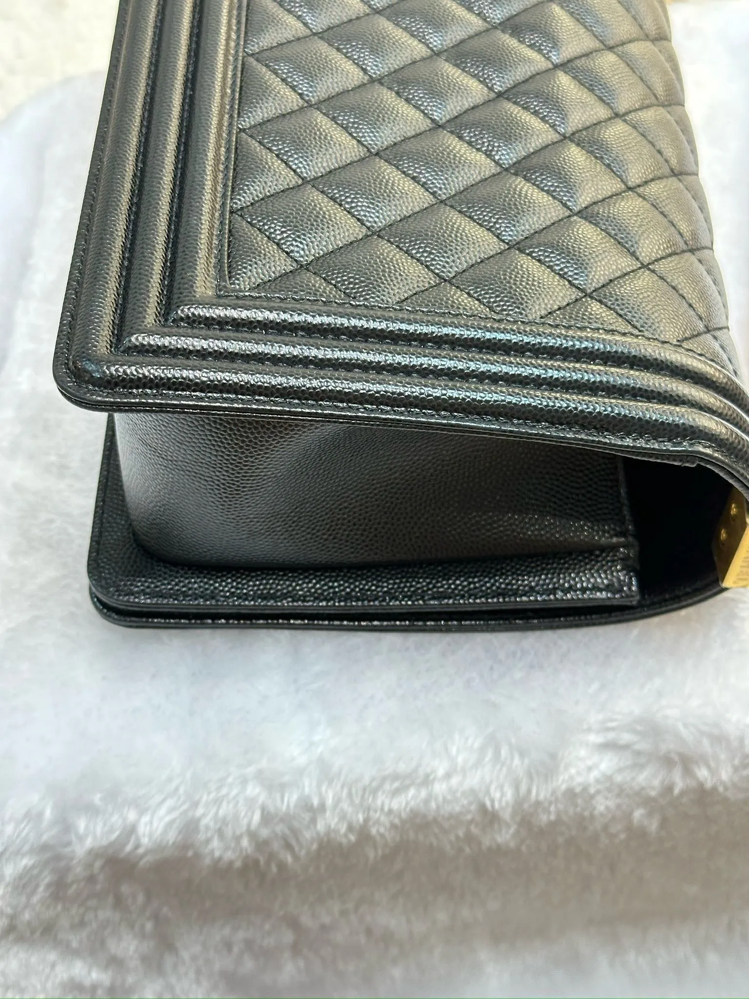 Chanel Medium Caviar Boy Bag Black GHW