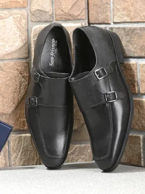 Collegiate Black Monk Shoes