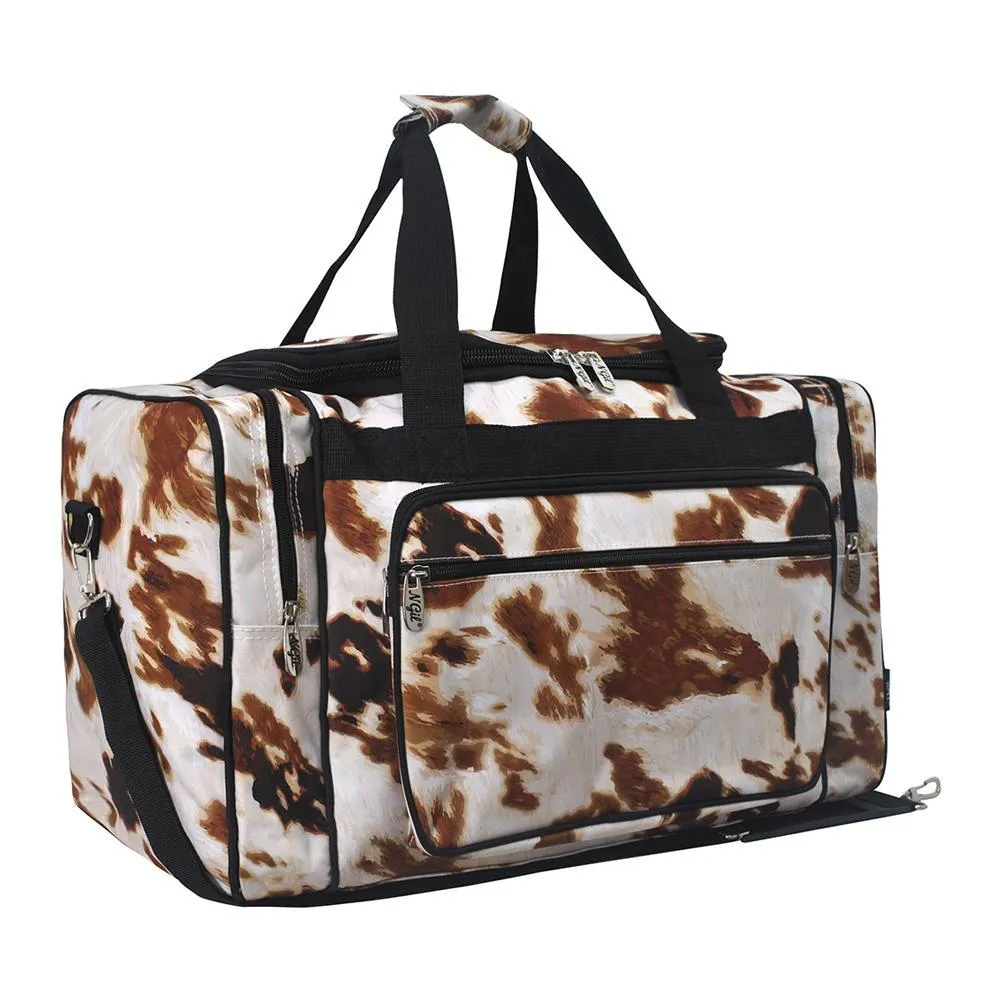 Cow Print NGIL Canvas 20 Duffle Bag