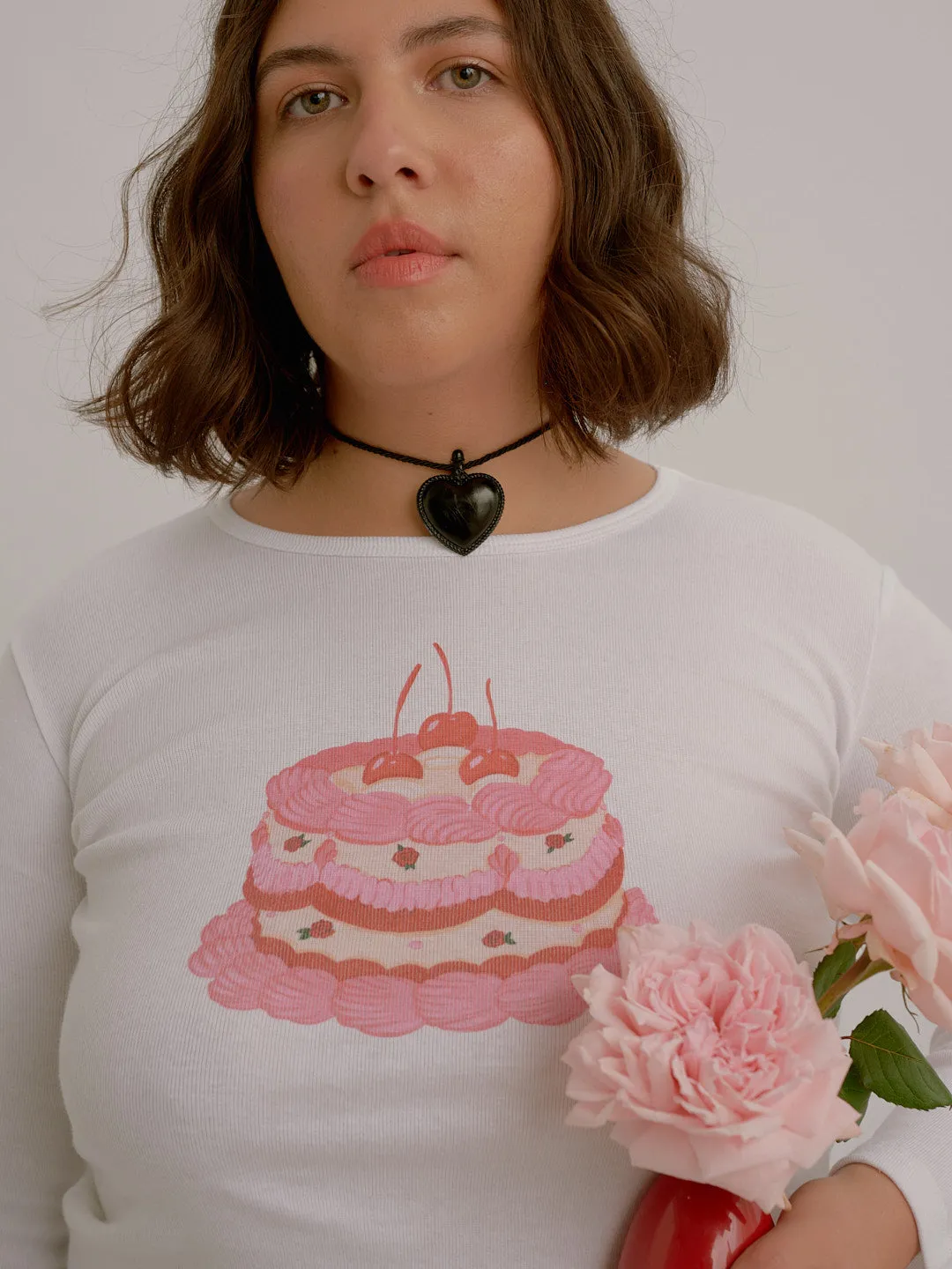 Dana Long Sleeve Tee - Cake