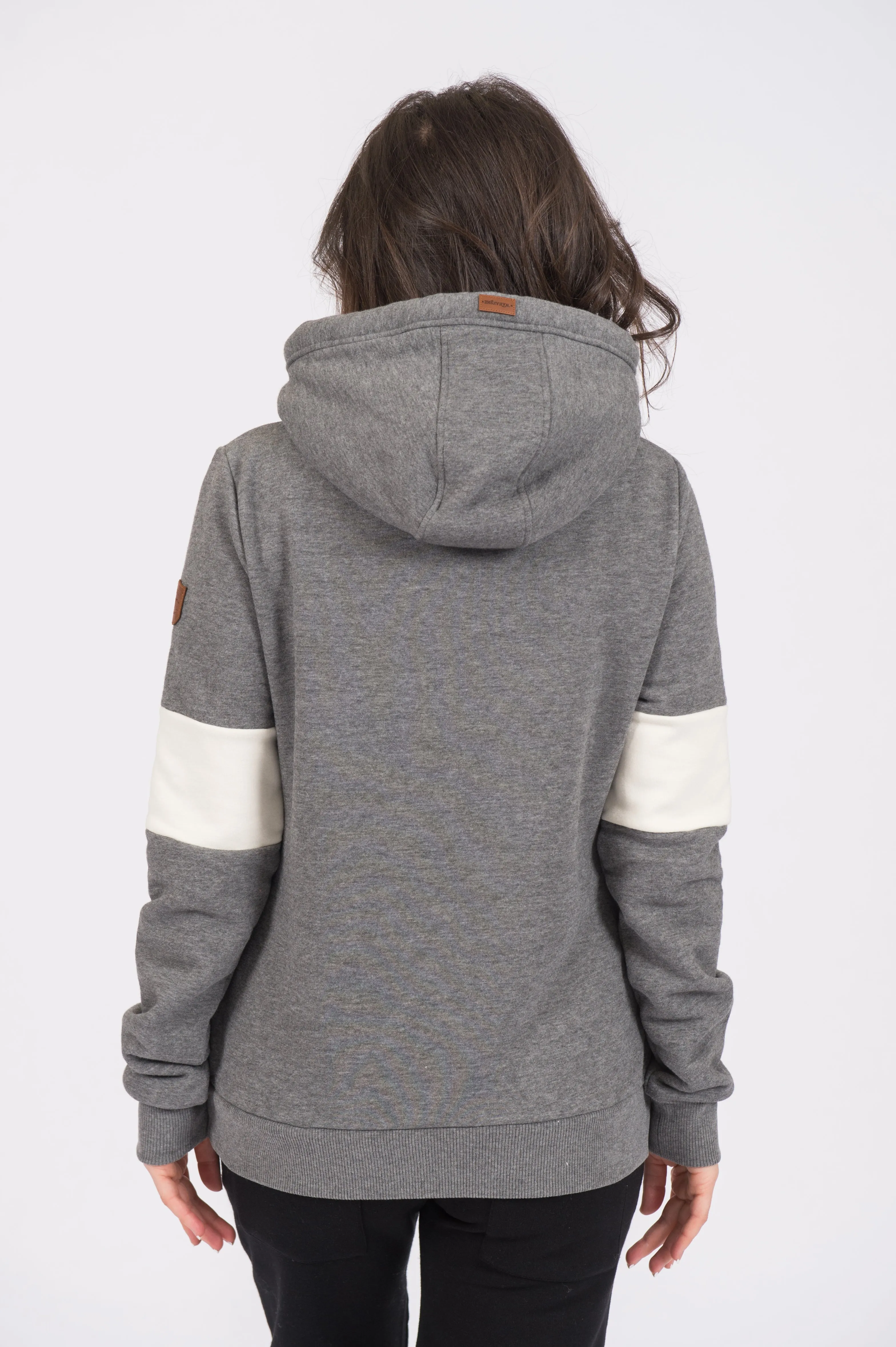 Delia Dark Heather Grey Hoodie