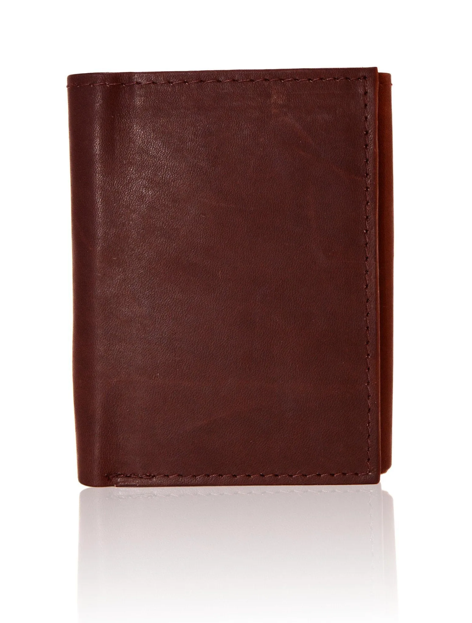 Genuine RFID-Blocking Best Genuine Leather Tri-fold Wallet For Men - Tan