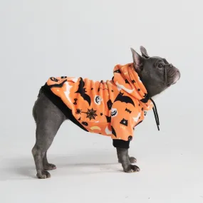 Halloween Dog Hoodie - Orange