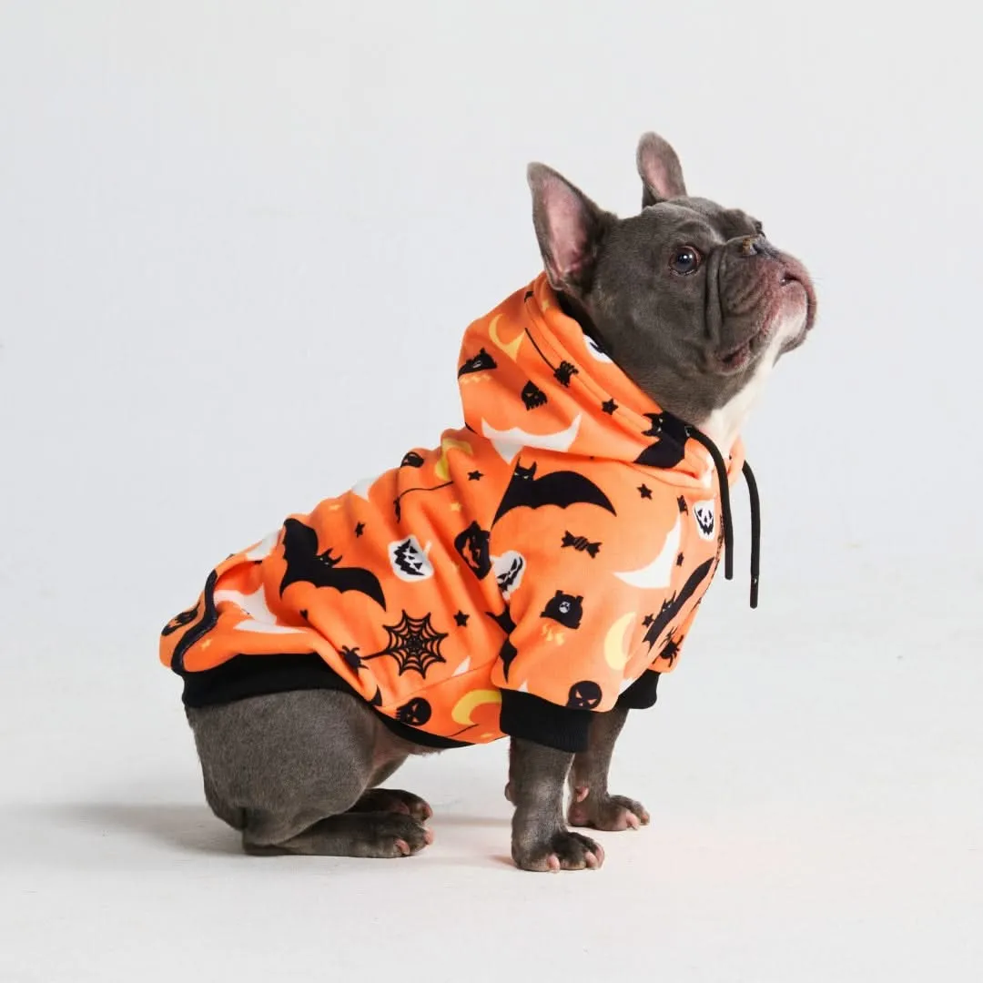 Halloween Dog Hoodie - Orange