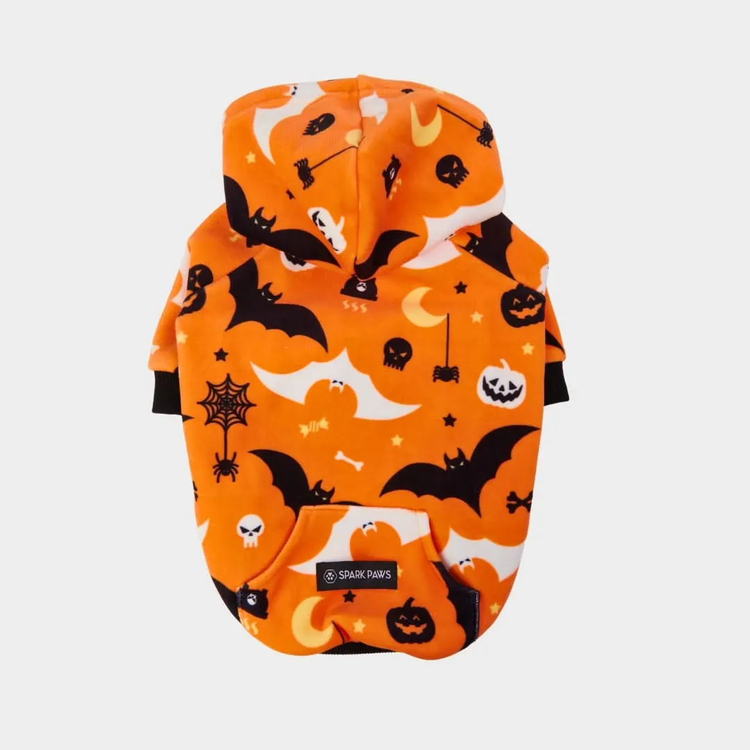 Halloween Dog Hoodie - Orange