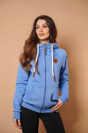 Hera Cobalt Zip Hoodie