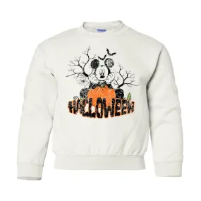 Kids Monogrammed 'Mickey Halloween' Crewneck Sweatshirt