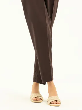 Limelight Chocolate Brown Cambric Trouser (P7534TR)