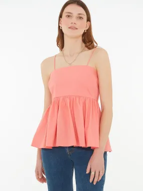 Matona Cami Top in Coral