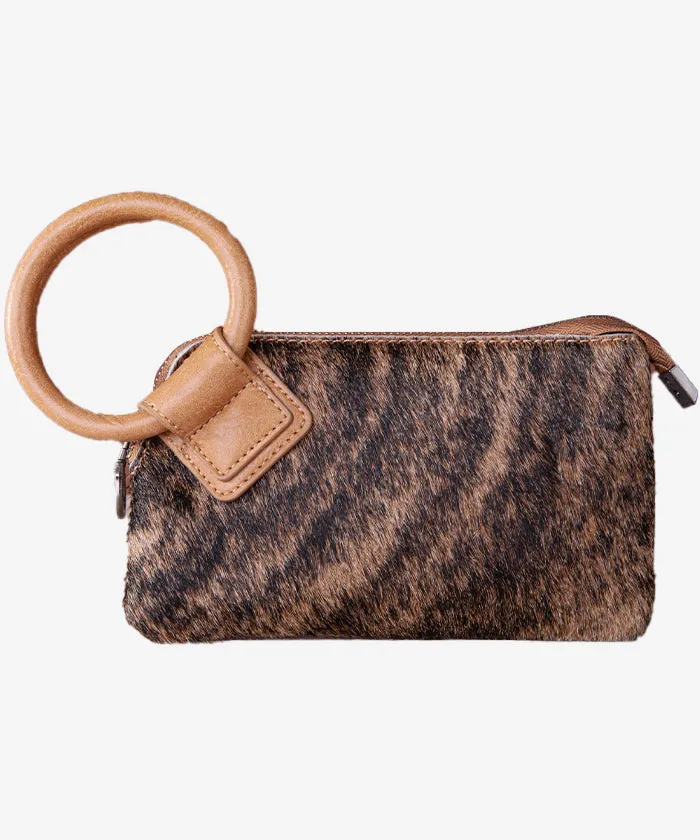 Montana West Hair-On Cowhide Wristlet