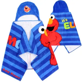 Personalized Embroidered Hooded Towel - Elmo