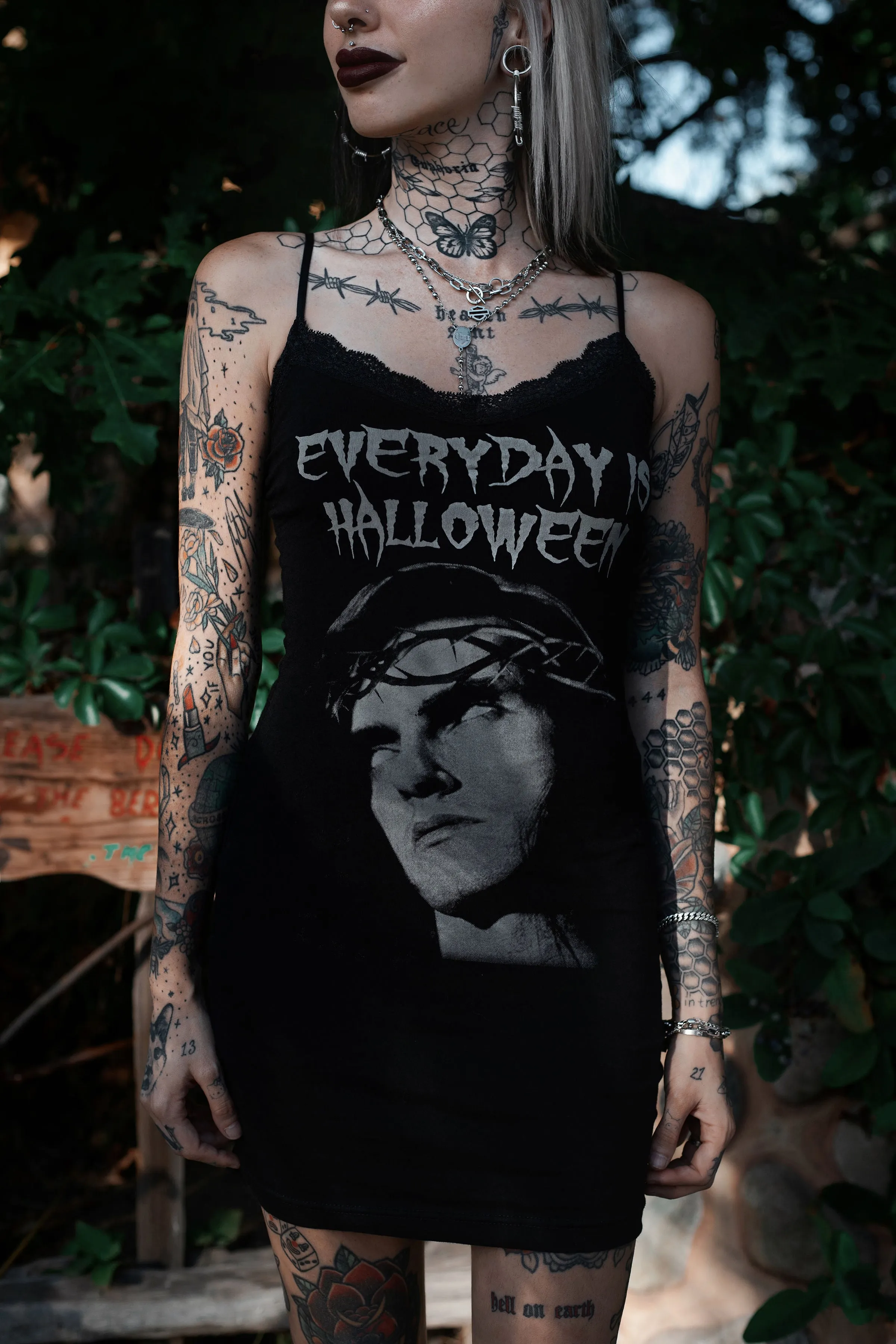 Peter (Everyday is Halloween) Lace Strap Dress