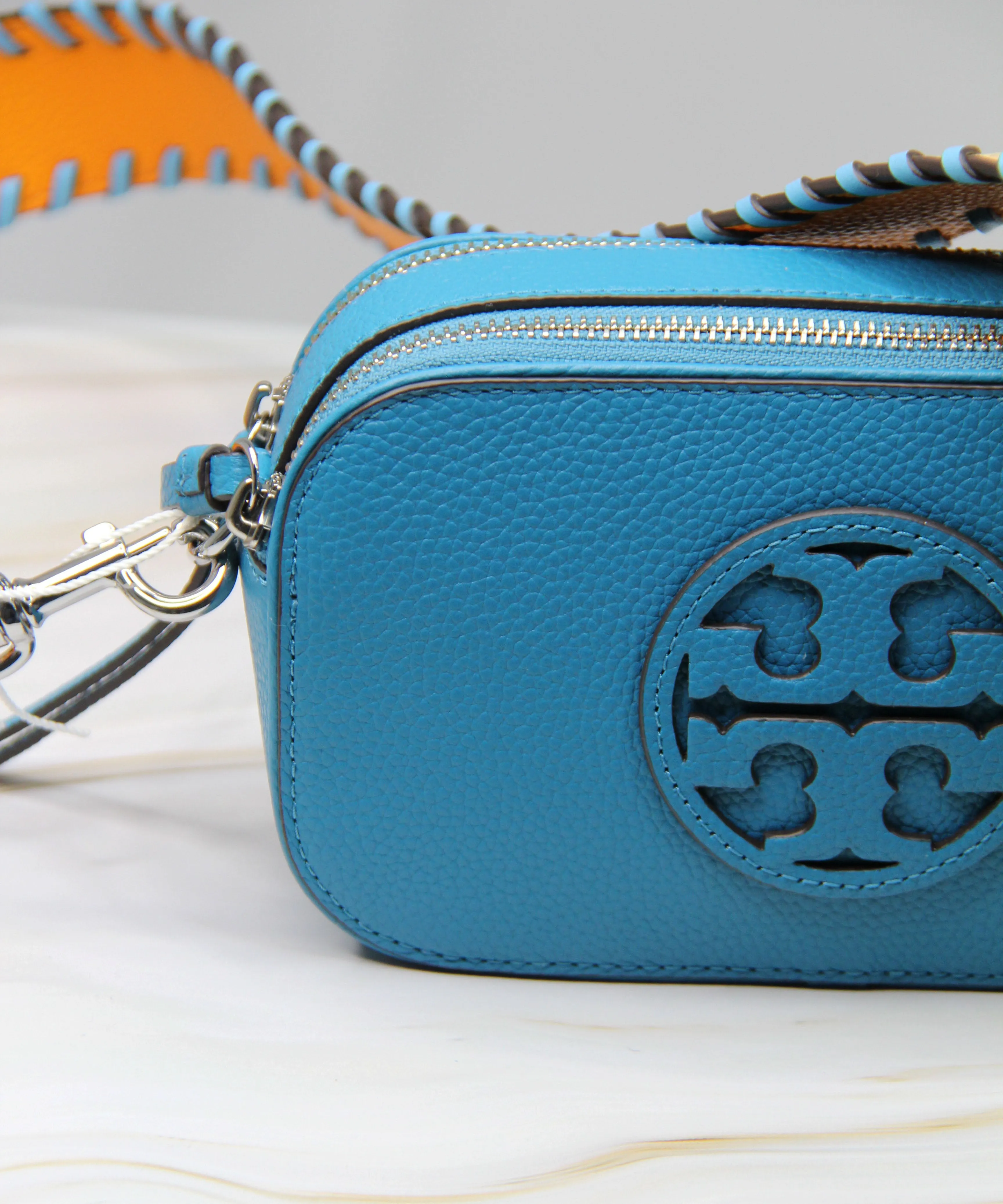 Tory Burch Miller Mini Crossbody Bag - Cerulean