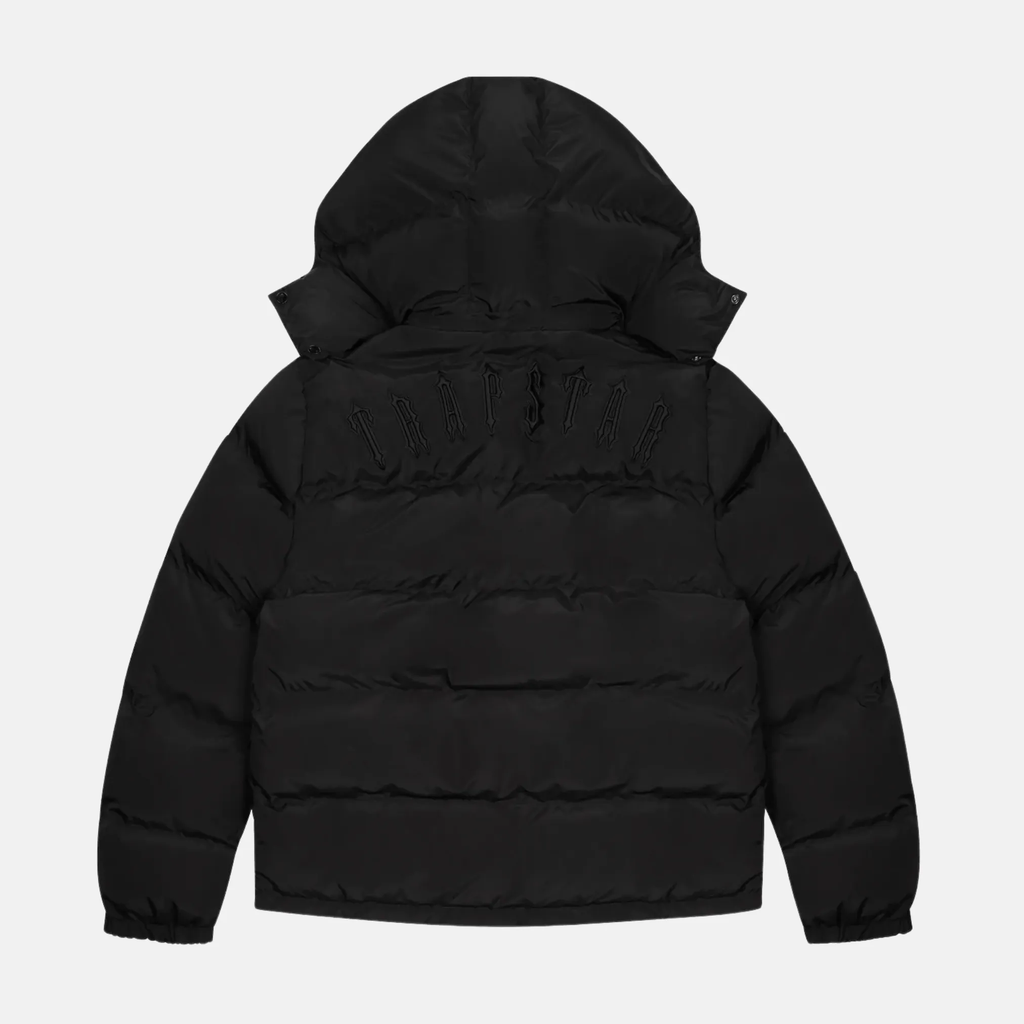 Trapstar Irongate Detachable Hooded Jacket - Blackout Edition 2023