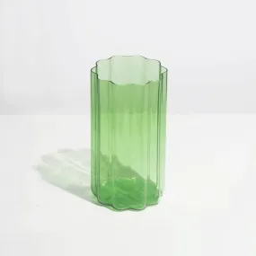 Wave Vase in Green